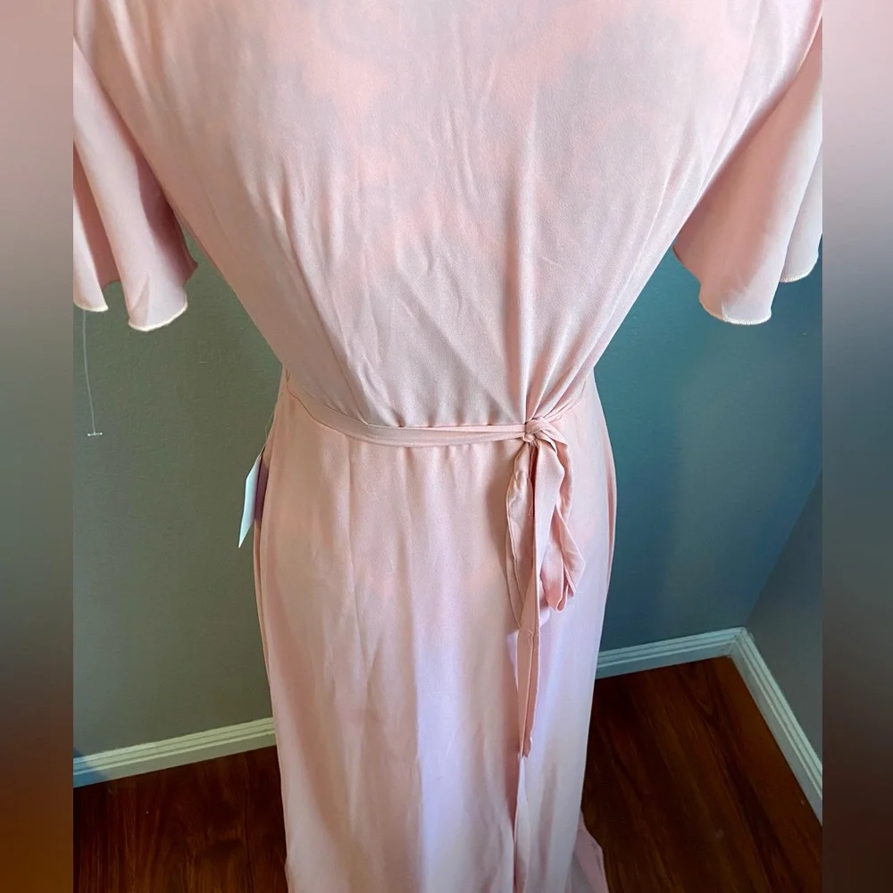 Show Me Your MuMu pink wrap maxi dress - Picture 9 of 12